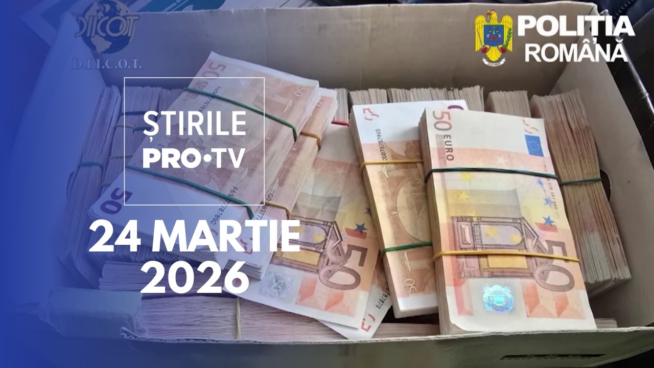 Știrile PRO TV - 24 Martie 2026 | Fabrica de bani falși din Suceava