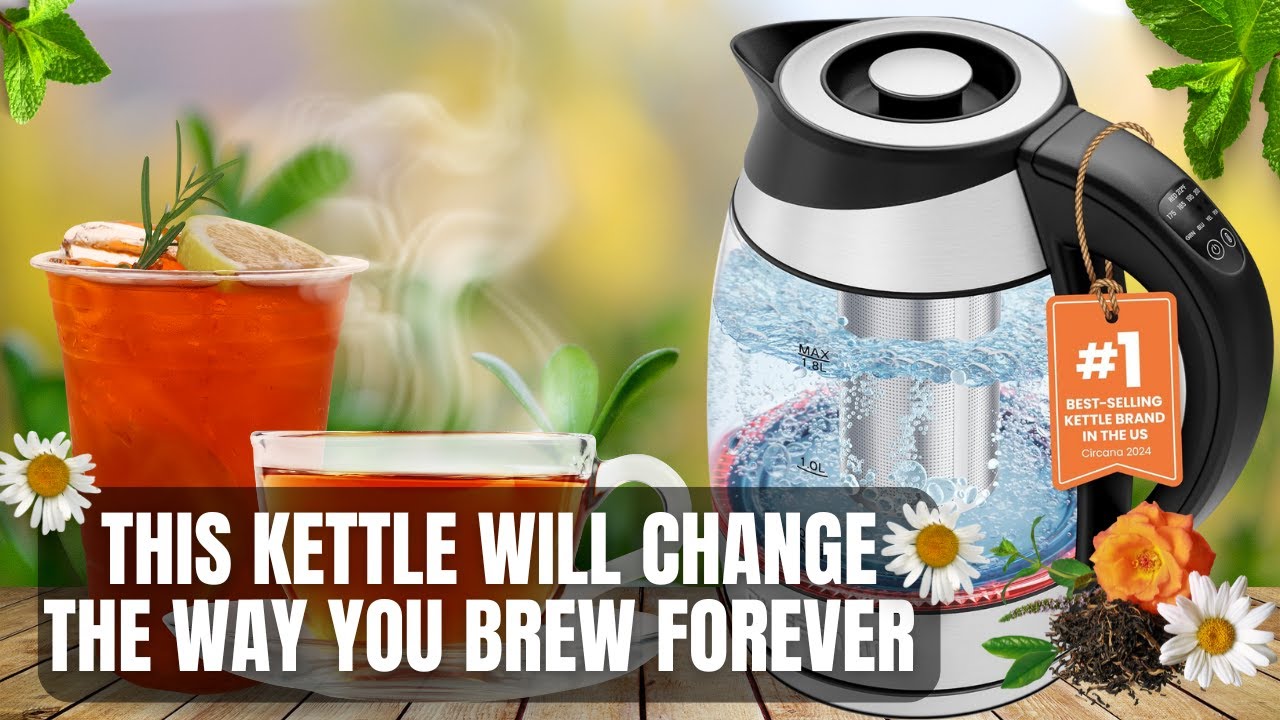 Chefman 1.8L Digital Precision Electric Kettle with Tea Infuser - Every Home Needs THIS Kettle!