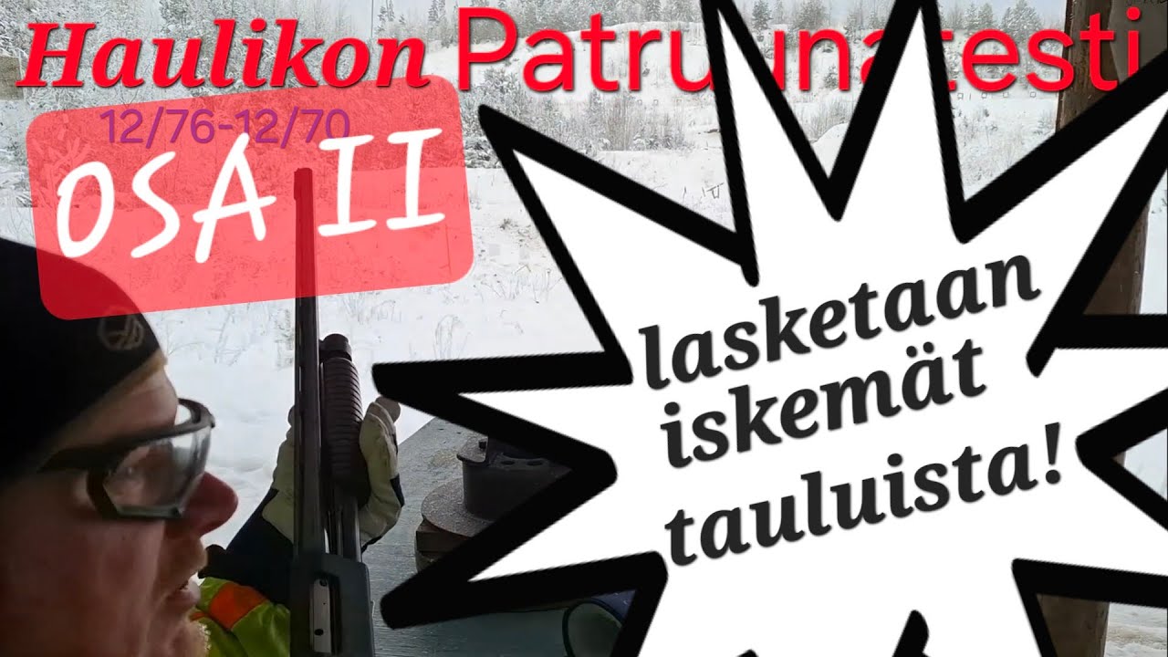 Haulikon patruunatesti osa 2 - Lasketaan iskemät