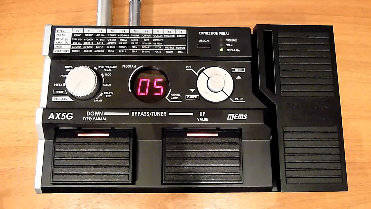 Рокин Факин #10 - Гитарный процессор Korg ToneWorks AX5G (Япония)