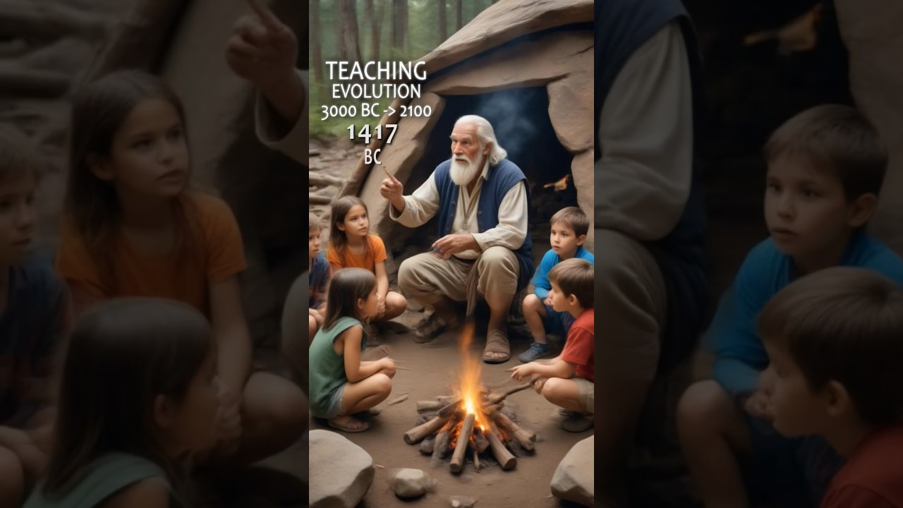 Teaching evolution made with #ai #evolution