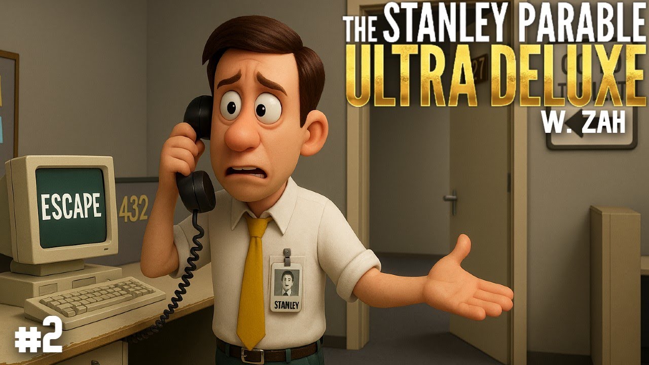 Follow the Yellow Adventure Line - The Stanley Parable: Ultra Deluxe W. zah Part 02