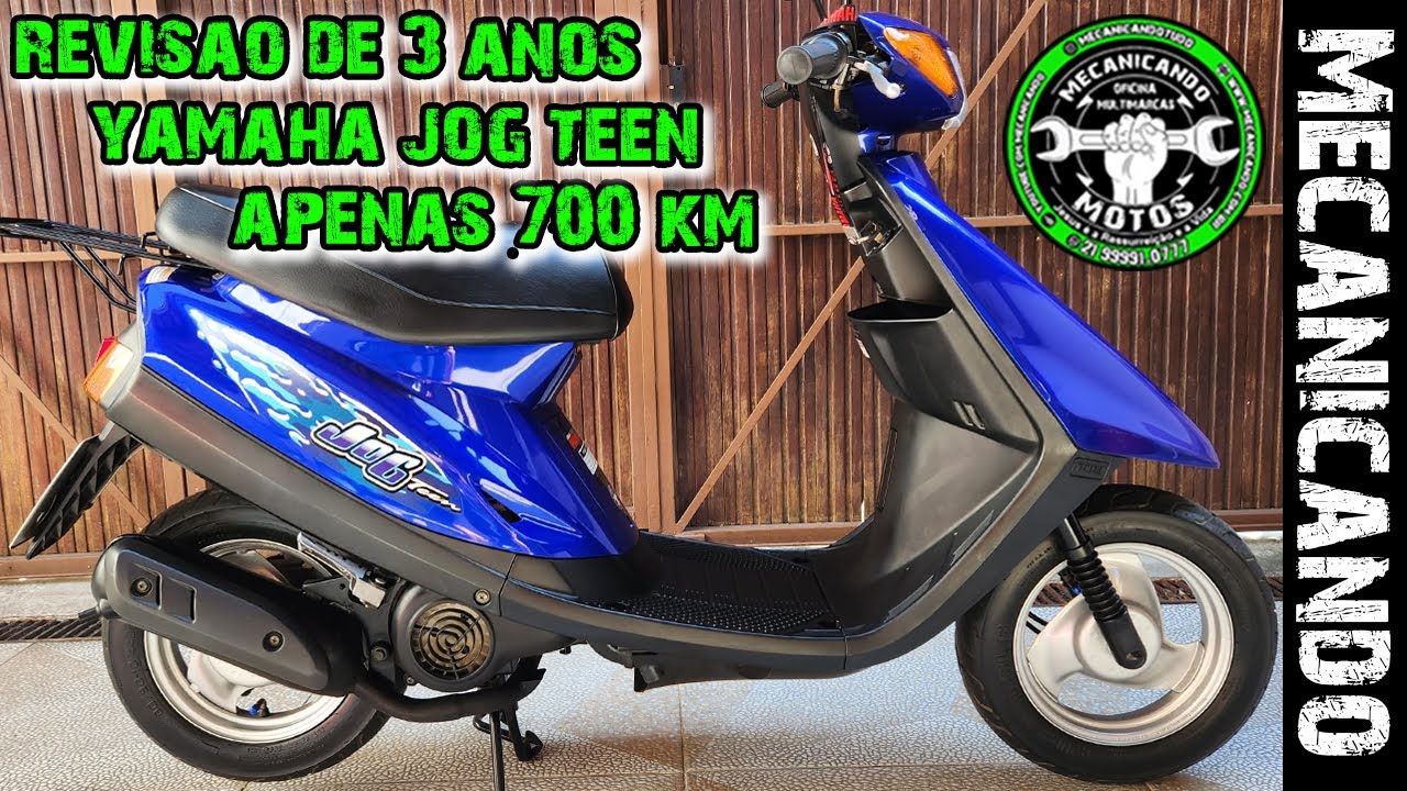YAMAHA JOG TEEN 50 COM APENAS 700 KM - REVISÃO DE APÓS 3 ANOS - ESTAVA COM PROBLEMAS? - MECANICANDO