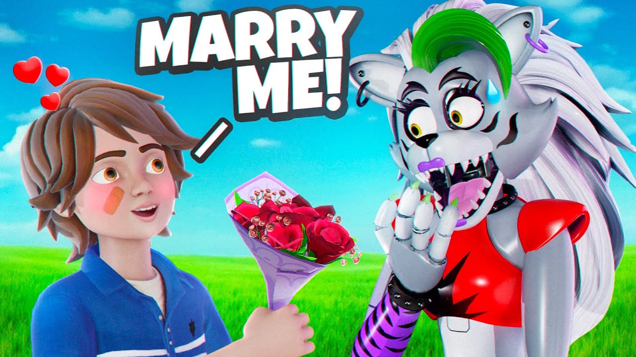 Gregory FALLS IN LOVE with Roxanne Wolf in VRChat