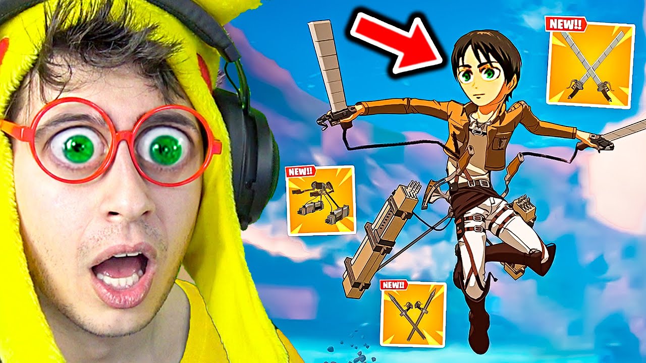Los Titanes han llegado a Fortnite 😈⚔️!! (Nueva Actualización Attack on Titan)
