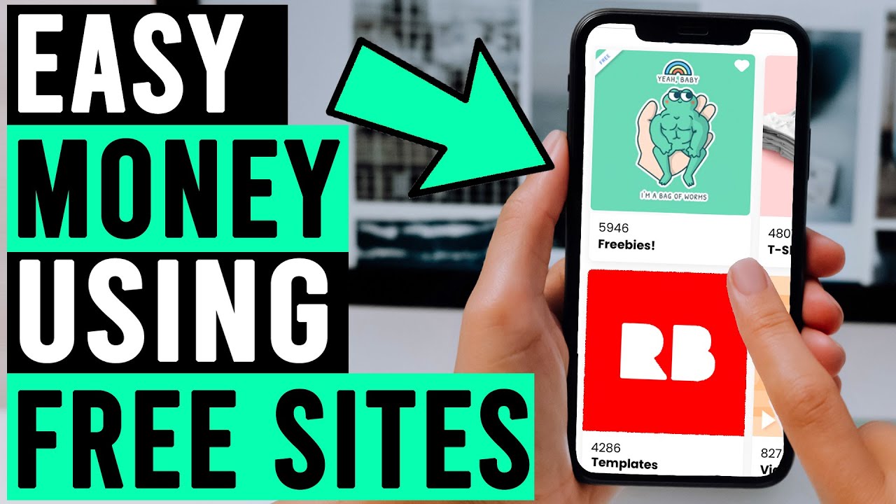 Make money on your phone using Placeit + Redbubble (FREE) 📱💸