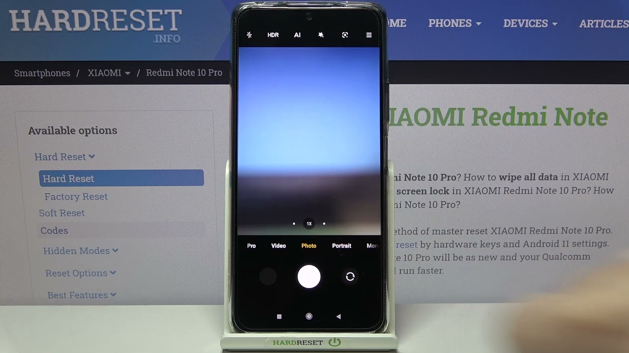 How to Set Camera Timer on XIAOMI Redmi Note 10 Pro – Use Camera Timer