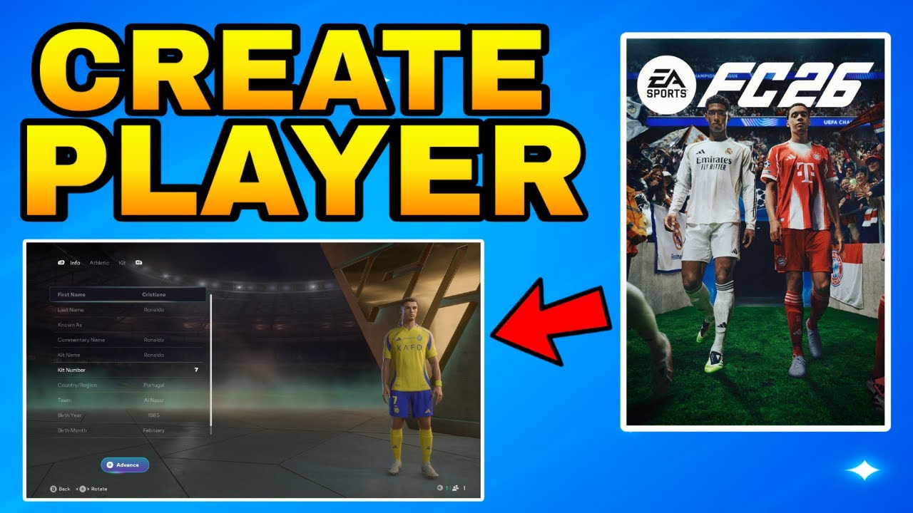 EA Sports FC 26: How To Create A Player