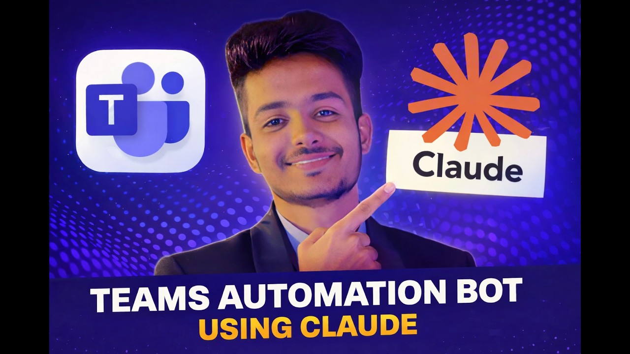 How I Built a Smart Teams Bot using Claude AI (Beginner Friendly) #youtube #teams #ai #youtuber