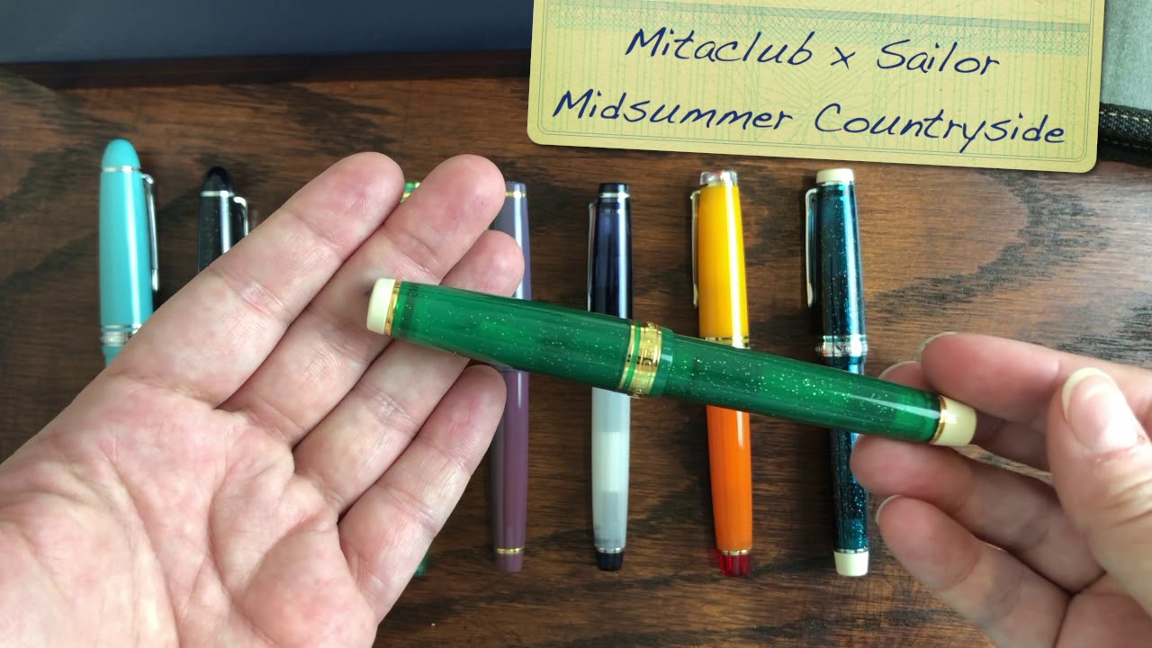 My Sailor Fountain Pen Collection