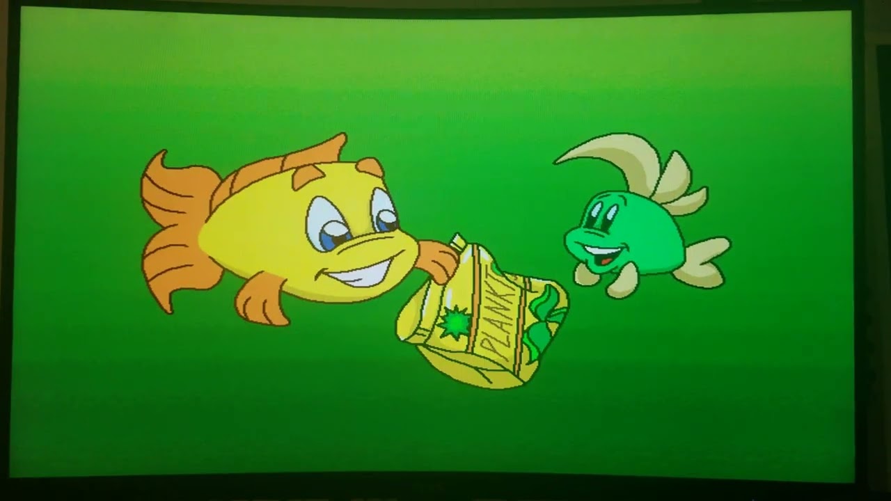 Freddi Fish 5: Freddi is eating some Planktos