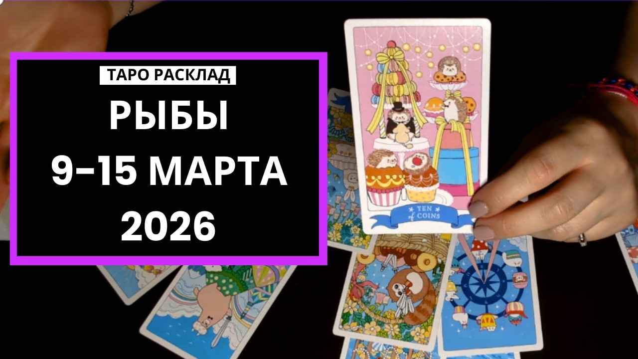 РЫБЫ - ВАША ИНИЦИАТИВА - 9-15 ЯНВАРЯ 2026 - ТАРО РАСКЛАД