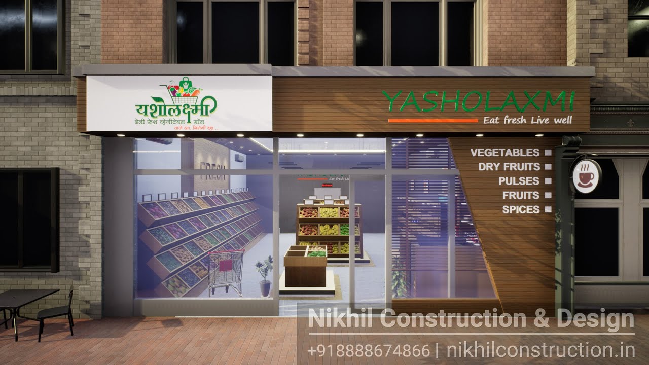 Vegetable and fruit store | Exterior & Interior