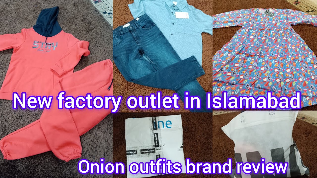 Shopping from new factory outlet and onion outfits 
