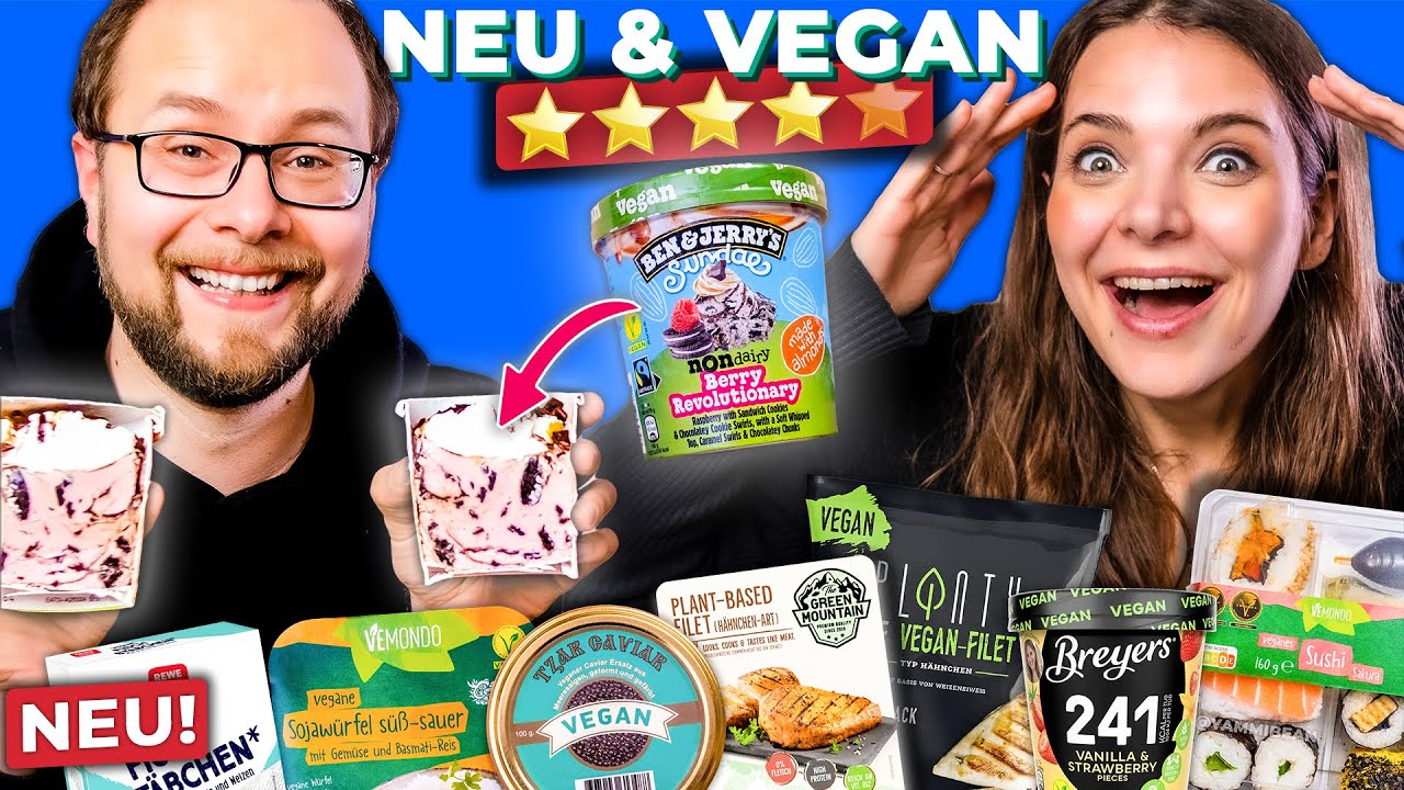 Krasse VEGANE Produktneuheiten 2022 im Test (LIDL, REWE, EDEKA, KAUFLAND)