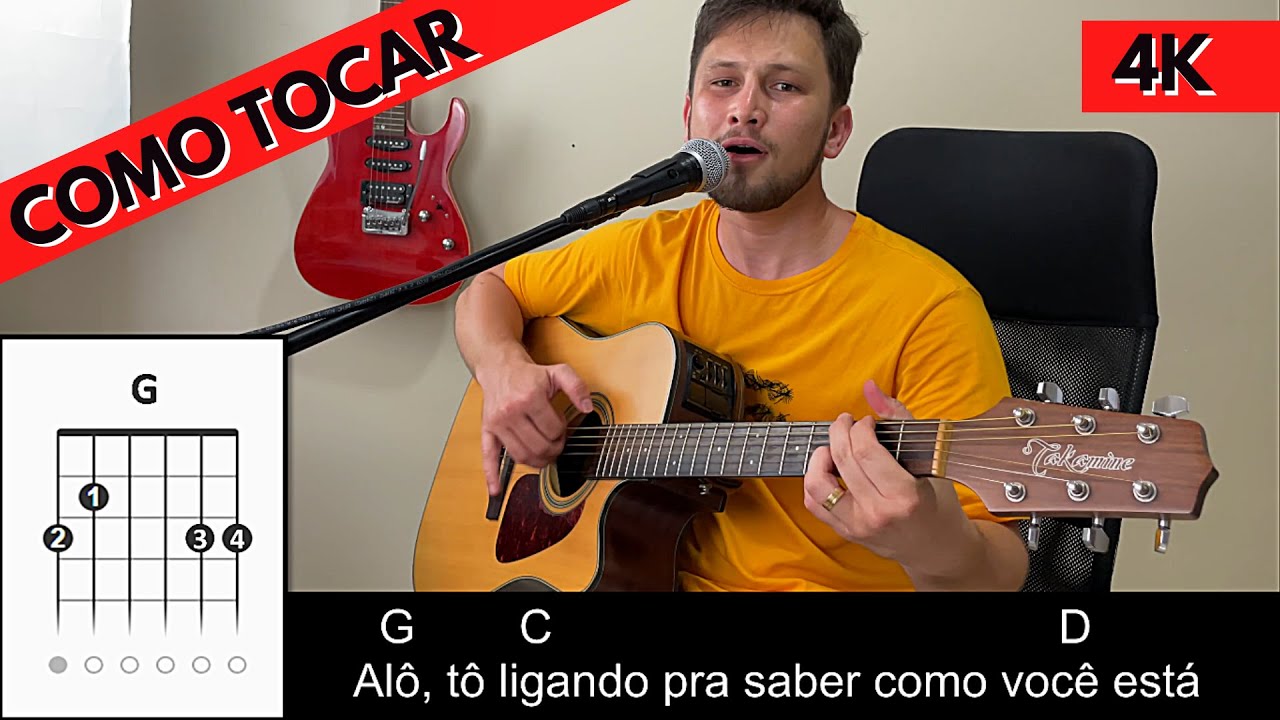 Alô - Chitãozinho e Xororó (Como Tocar Simplificada) 4K