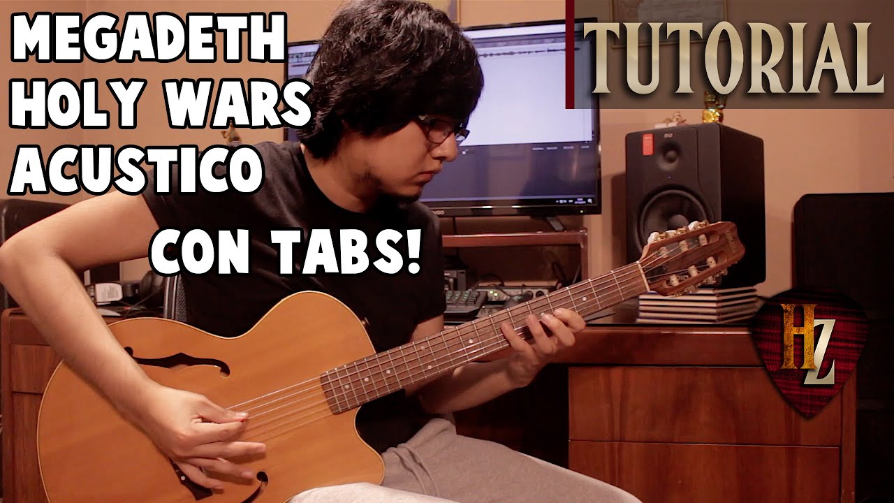 Megadeth - Holy Wars (Parte acústica) TUTORIAL EN ESPAÑOL! (+TABS) - Harold Zapata