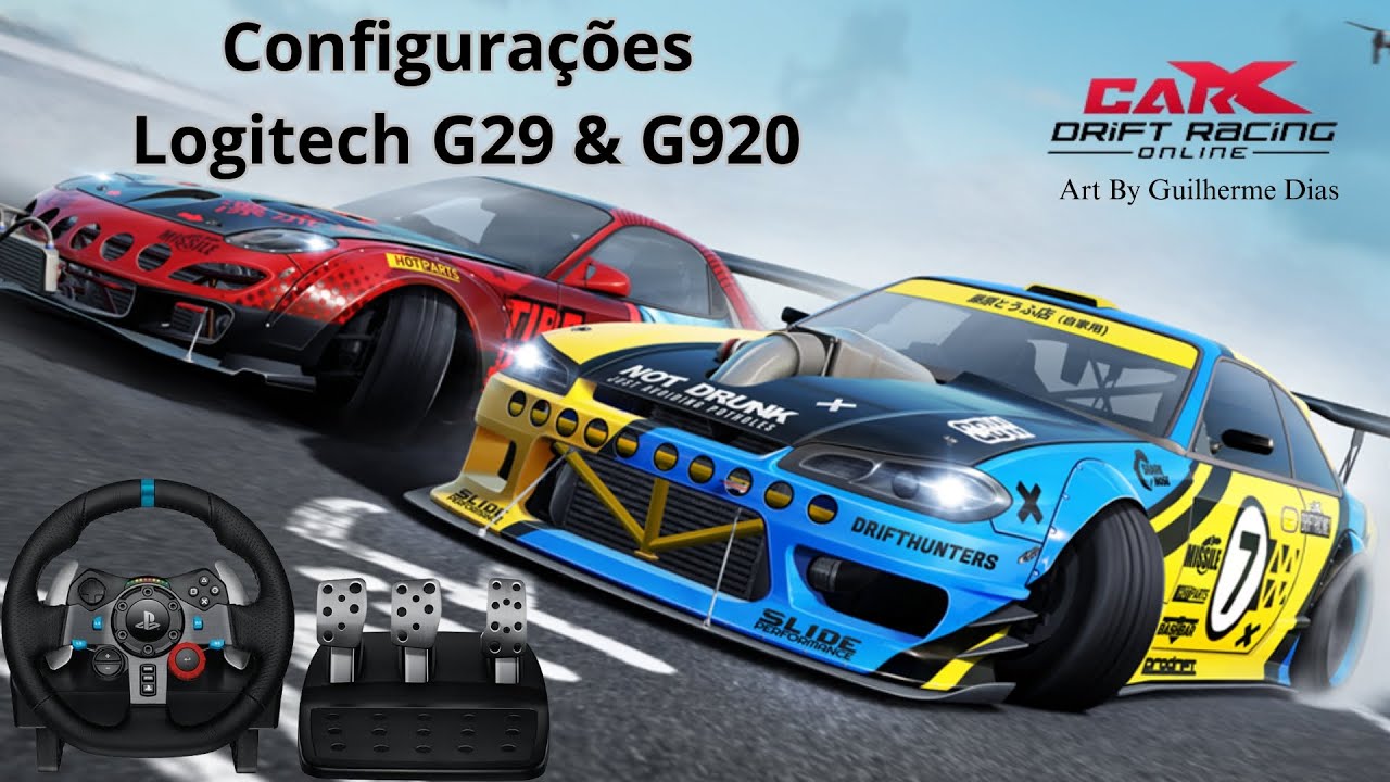 Como Configurar o Logitech G29 & G920 no CarX Drift Racing Online (2024)