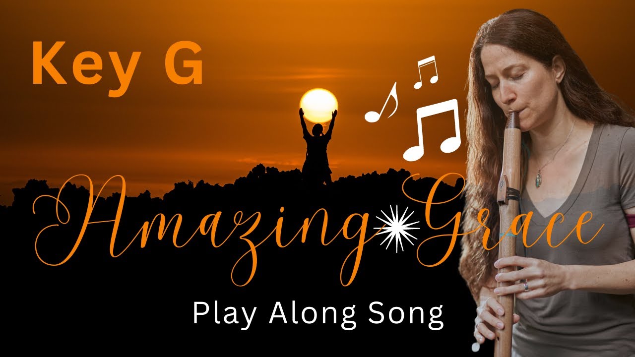 Play Along Amazing Grace Duet 2nd Flute G 440 Hz