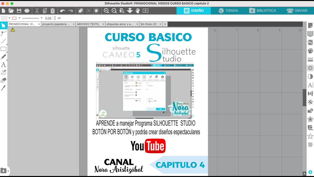 Silhouette CAMEO 5 Curso Virtual GRATIS Y SILHOUETTE STUDIO, CAPITULO # 4