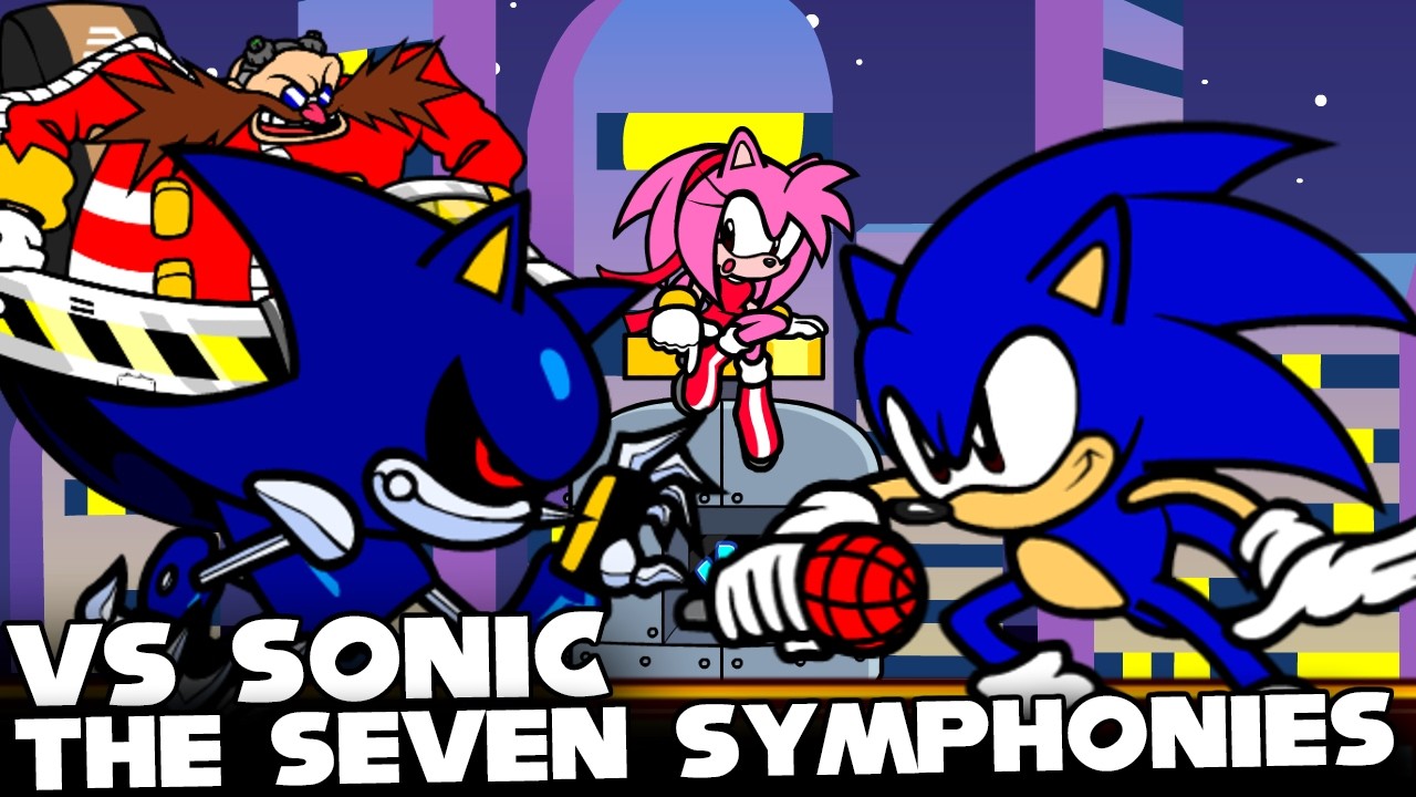 FNF | AMAZING SONIC MOD!? - VS Sonic and the Seven Symphonies V1 | (FREEPLAY) (GAME OVER) (CUSTCENE)