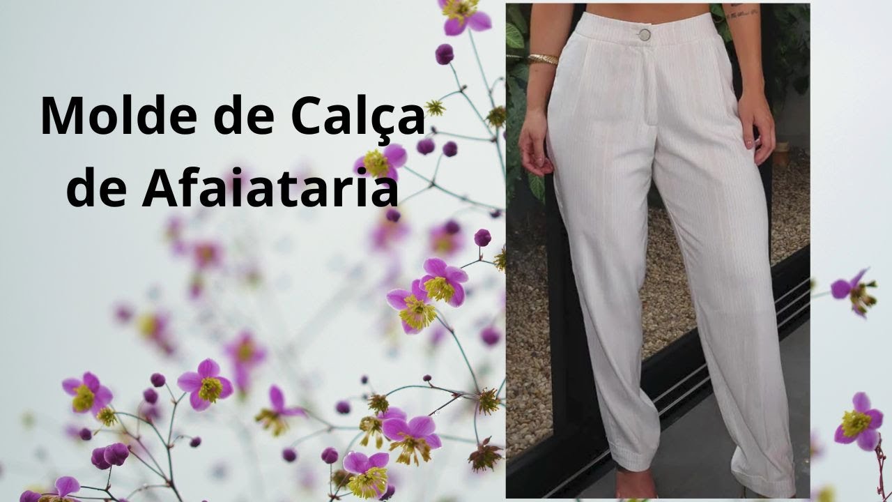 Como fazer MOLDE de CalçaFeminina de Alfaiataria