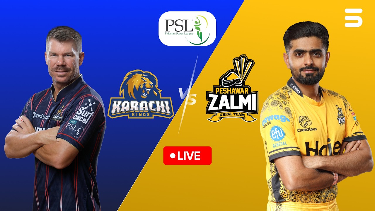 🔴 - 𝐑𝐄𝐋𝐈𝐕𝐄 | Peshawar Zalmi vs Karachi Kings | Match 27