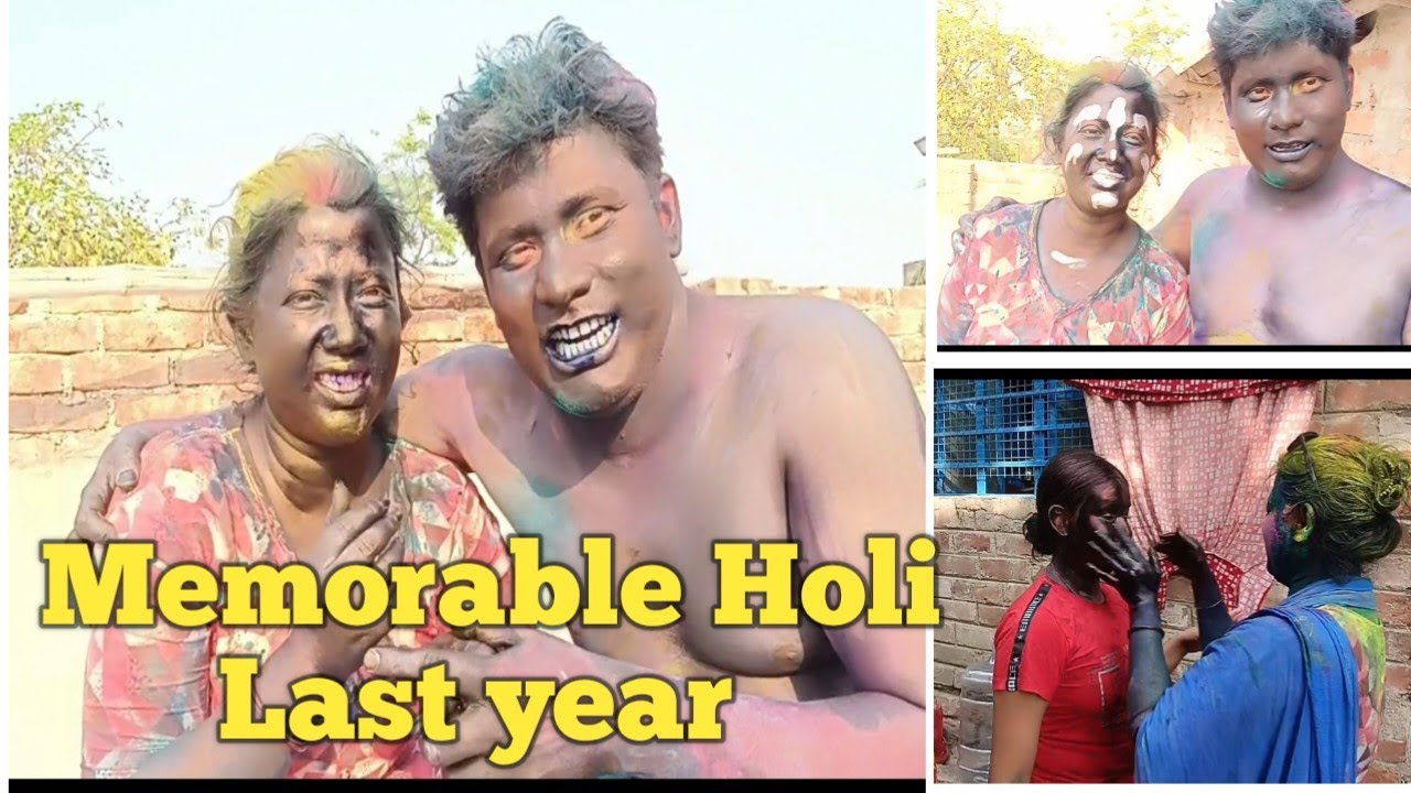 Memorable Holi Celebration Last year 🫟🧿#minivlog #holi #viralvideo 