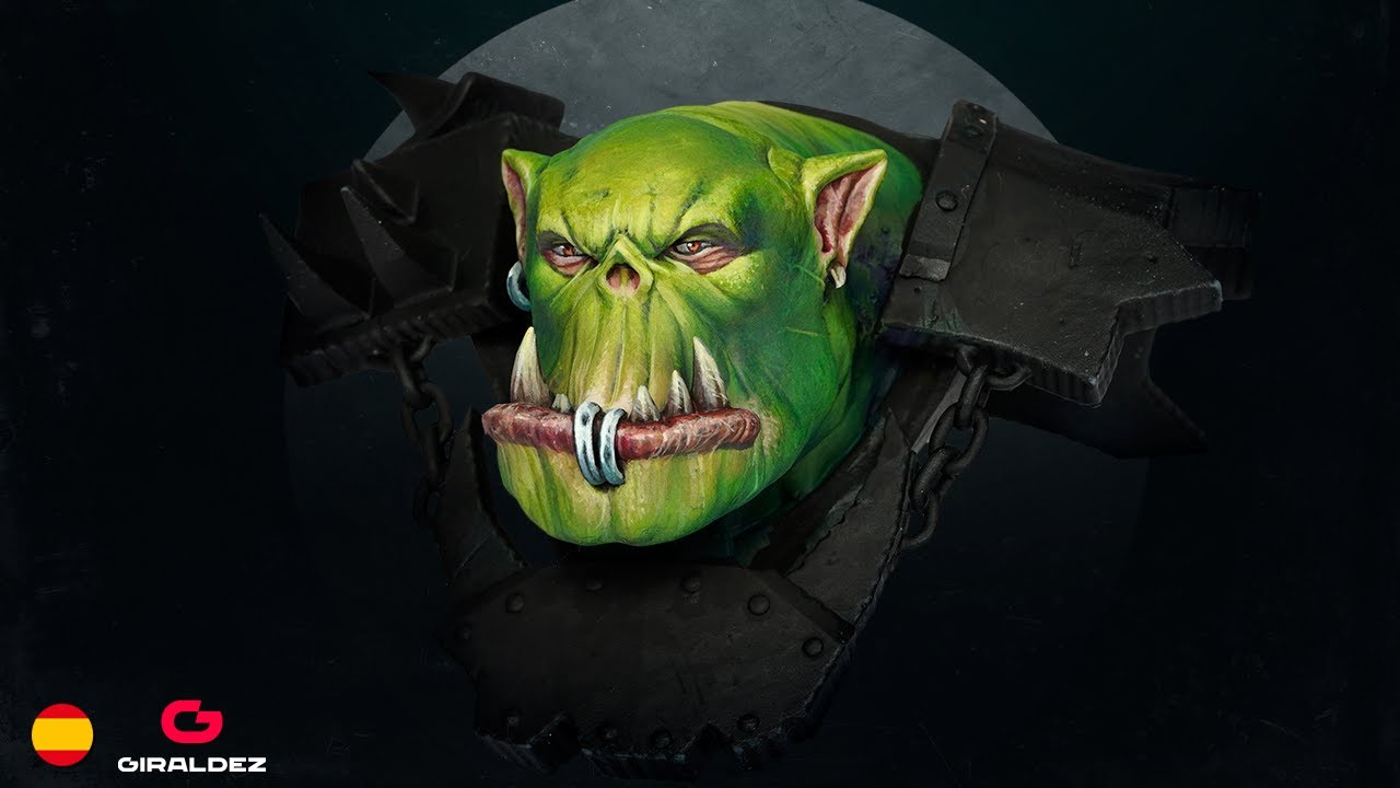 Como pintar una PIEL REALISTA ORCO 💚