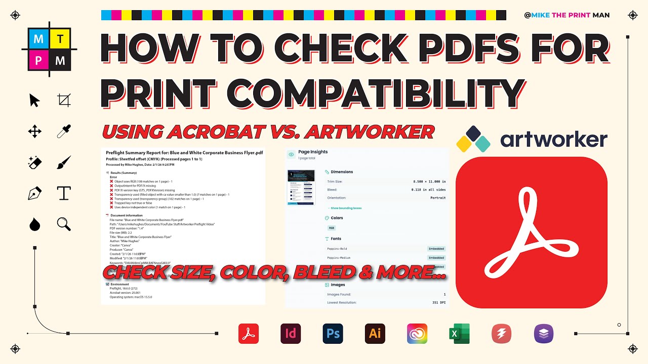 Проверяйте PDF-файлы бесплатно с помощью Artworker.com (и сравнивайте его с Acrobat).