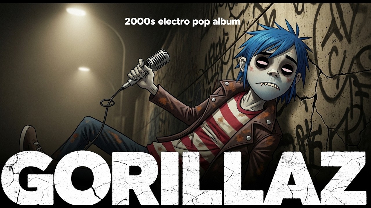 Psycho Pulp Fiction – Gorillaz-Inspired AI Trip-Hop Album | 2000s Electro Pop