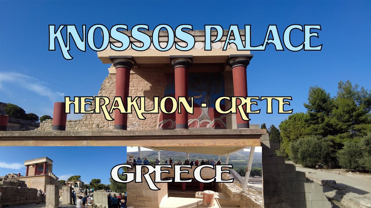 [4K] The Palace of Knossos, Heraklion, Crete -  Greece