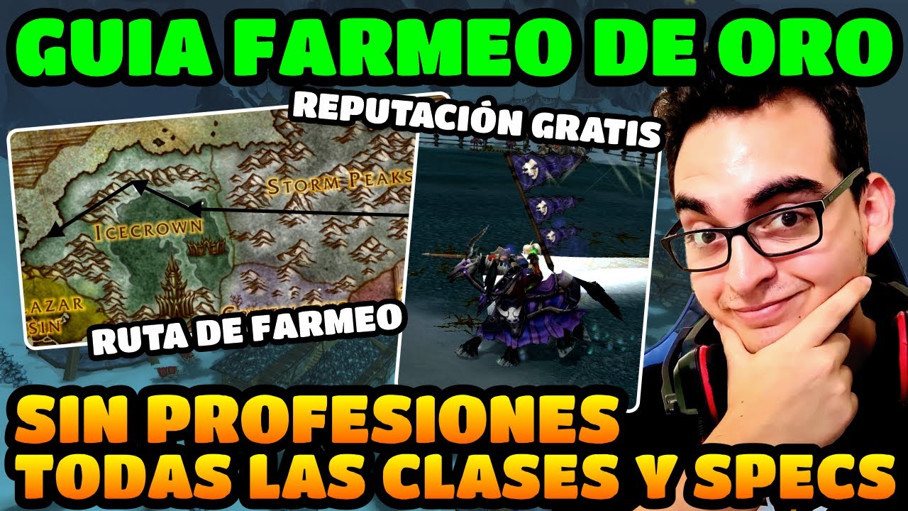 Guia FARMEO DE ORO SIN PROFESIONES | Solo necesitas ser nivel 80 para farmear | WOTLK CLASSIC