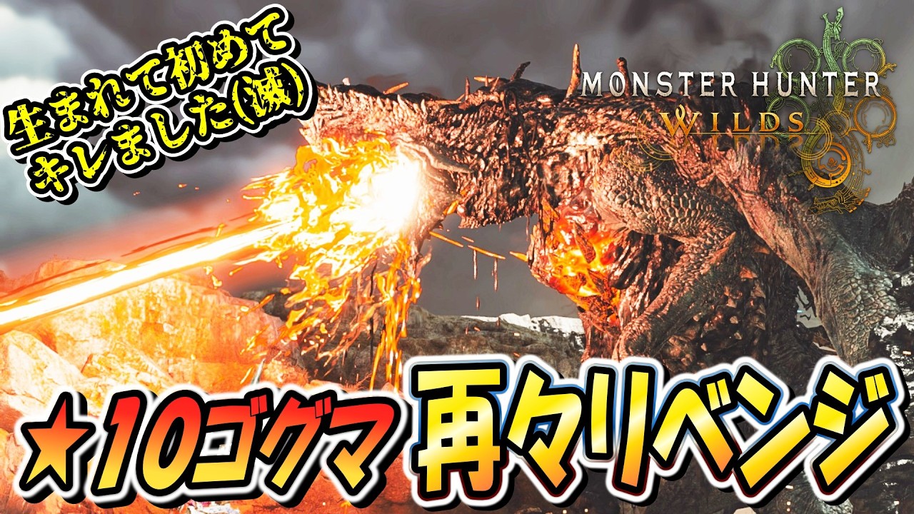 【超鬼畜難易度】「★１０ゴグマジオス」ソロって最高に楽しいよなー♪【モンハンワイルズ】