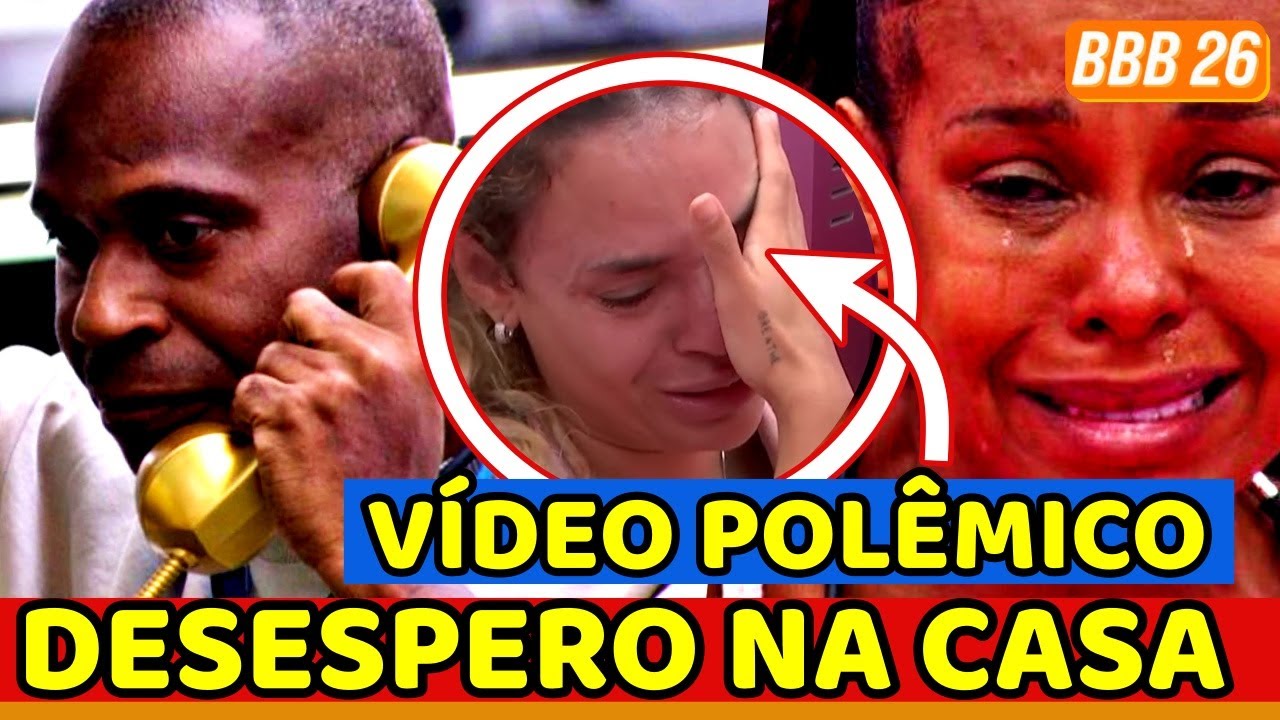 🚨🔥BBB26 AGORA! BIG FONE TOCA e CASA ENTRA EM DESESPERO! Sarah CHORA, Sol TAMBÉM e BABU CHORA MUITO