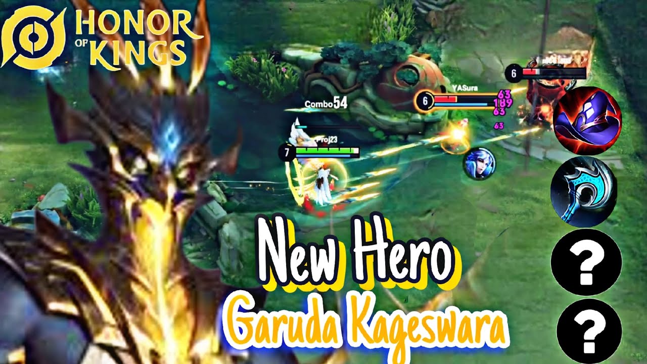 HOK: NEW HERO GARUDA KAGESWARA IS OP | HONOR OF KINGS| BUILD AND ARCANA