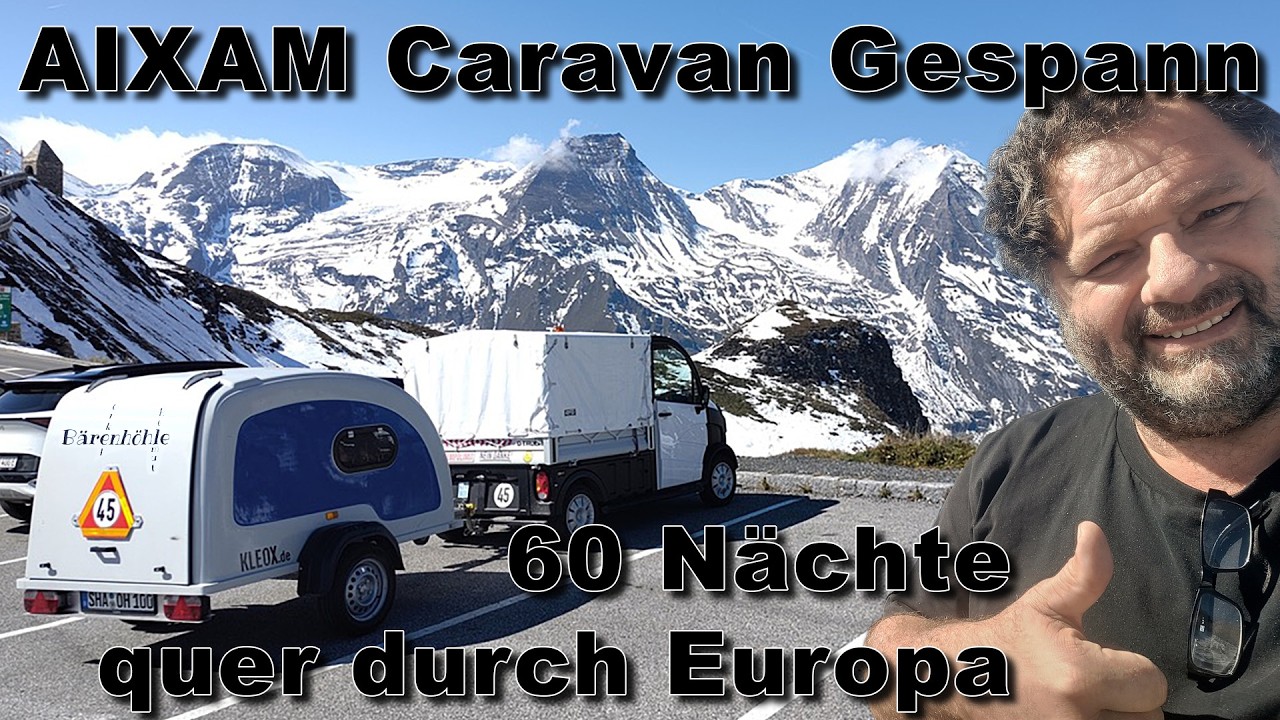 AIXAM D-Truck + Kleox Caravan = das verrückteste Camping-Setup ever!