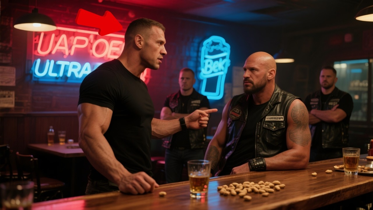 Pro Fighter Humiliated a Lone Biker at the Bar — Seconds Later, He Regretted Every Word