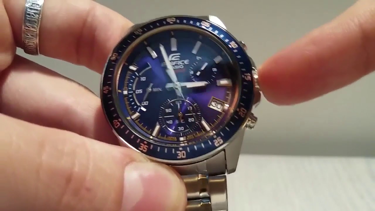 Casio Edifice EFV-540D-1A manual 5563 to set time and calibration