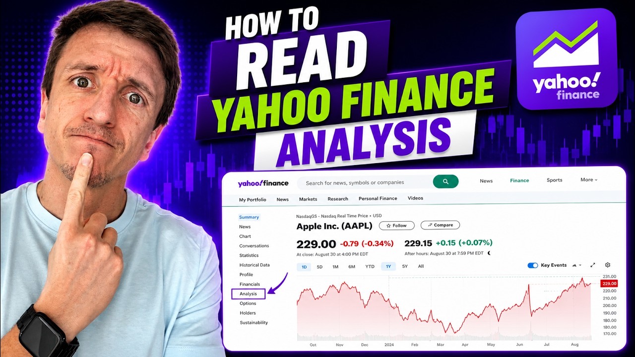 How To Read Yahoo Finance Analysis