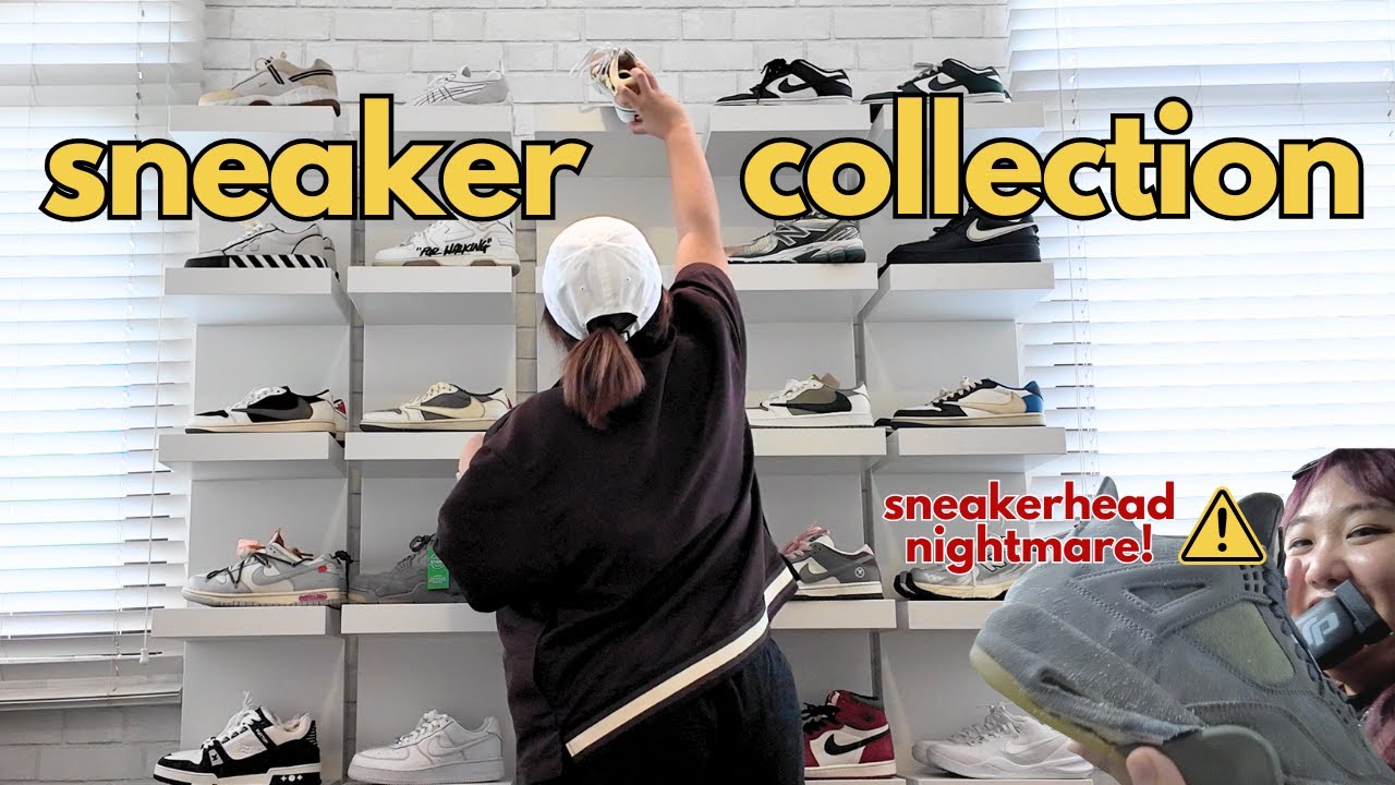 MY ENTIRE SNEAKER COLLECTION! 2024 GOALS + KAWS JORDAN 4 DESTROYED?!