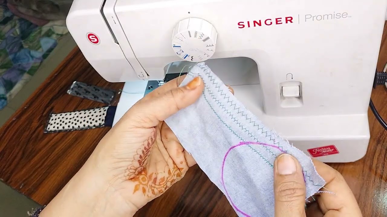 1408 Singer Promise Sewing Machine Step by Step | Threading & Sewing for Beginners @DollyFatima 