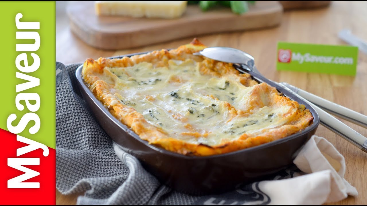 Lasagnes à la courge et Bresse Bleu (la bonne cuisine des blogs)