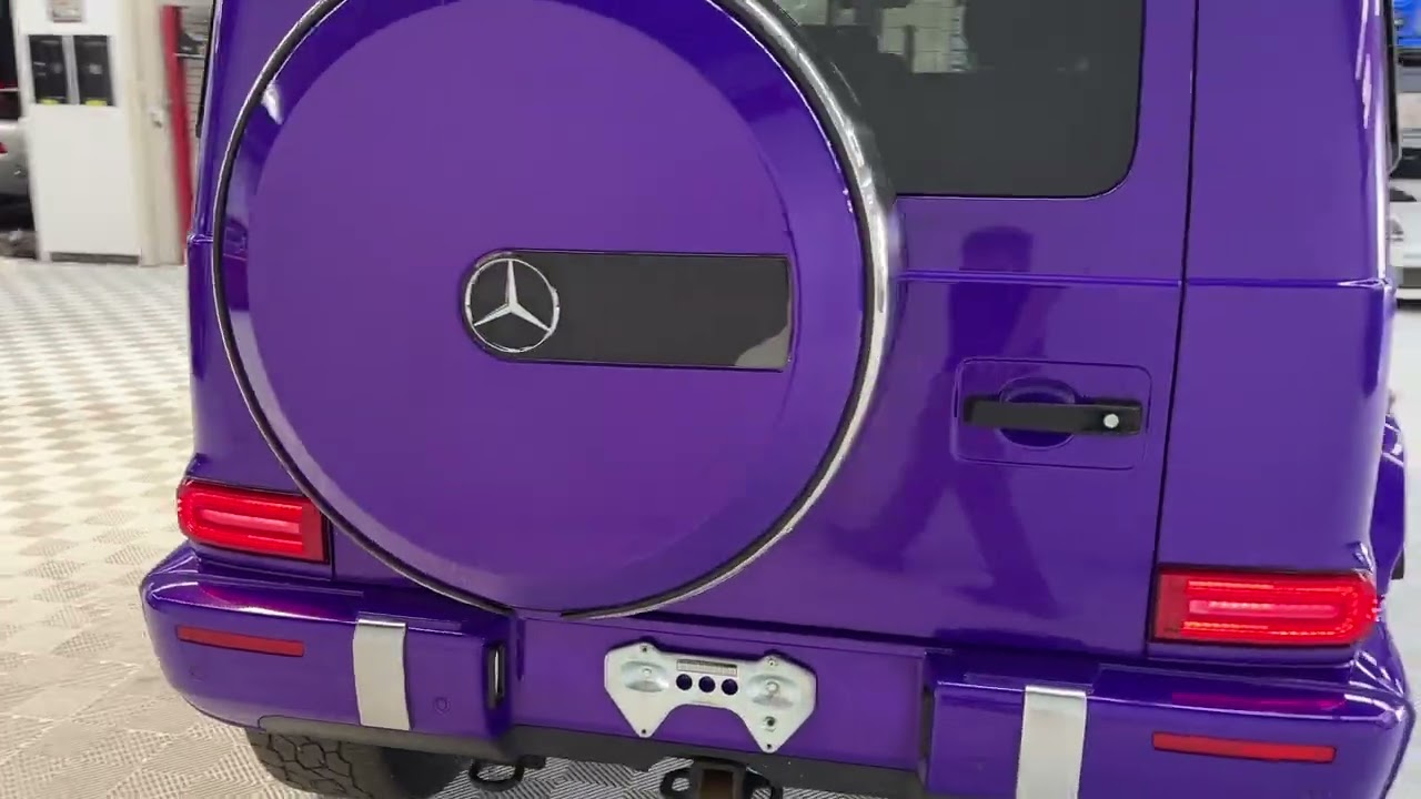 2020 purple wrapped g63