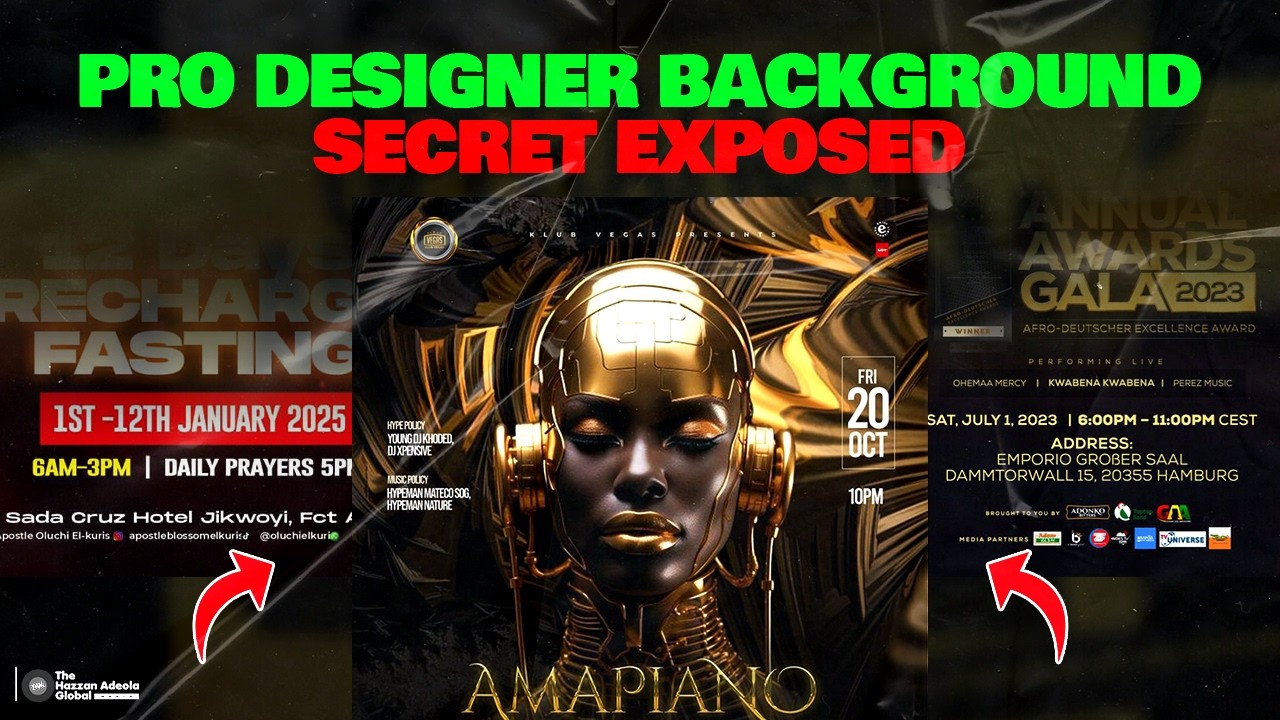The Secret to Creating Professional Backgrounds (Graphic Design Tutorial)