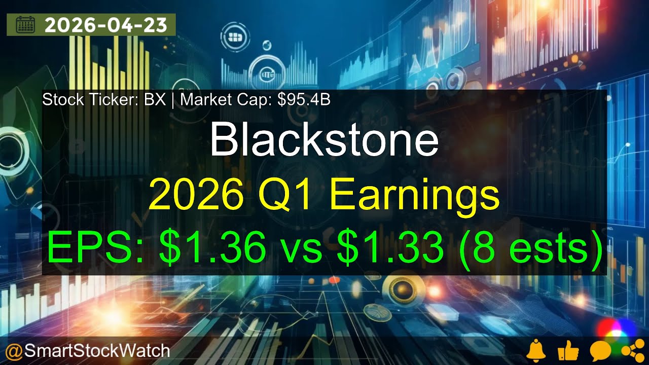 Анализ финансовых результатов Blackstone (BX|$95,4 млрд) за 1 квартал 2026 года