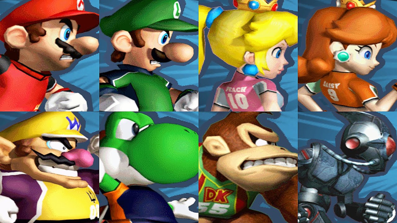 Super Mario Strikers Switch 2 - All Character + Super Strikes (4K)