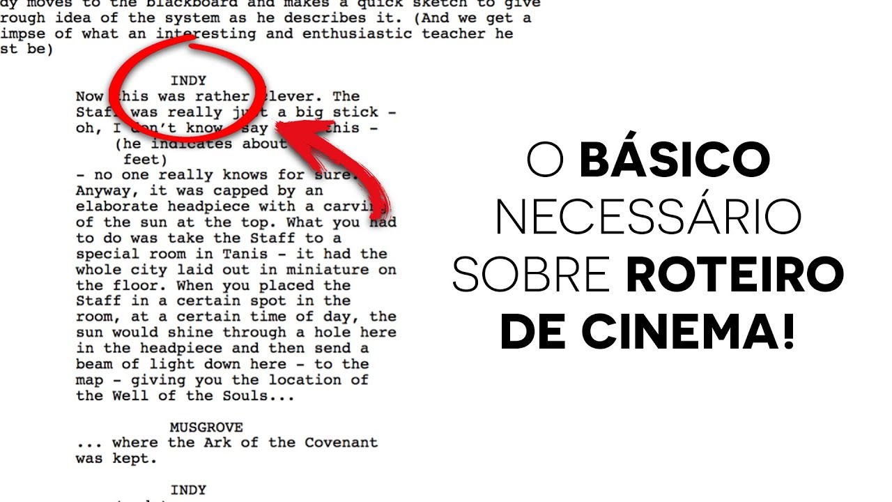 COMO ESCREVER ROTEIRO DE CINEMA: esse &eacute; o M&Iacute;NIMO que voc&ecirc; precisa saber | Sacadas de Cinema #09