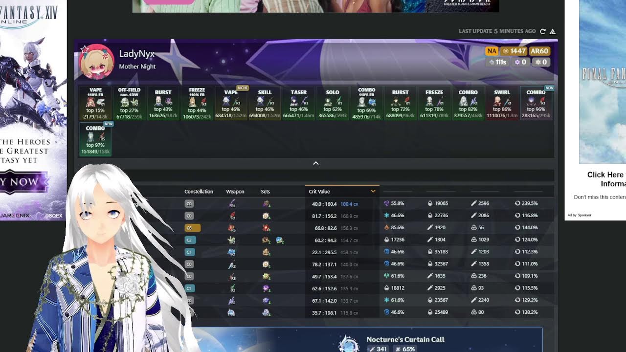 FIXING @LadyNyx12's GENSHIN ACCOUNT