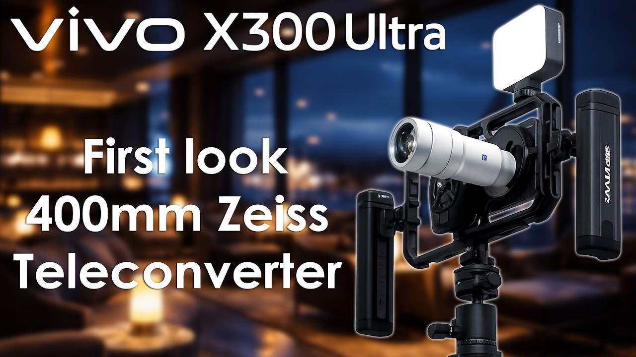 Vivo X300 Ultra gets 400mm Zeiss Teleconverter and Dedicated Grip Handle with Cooling